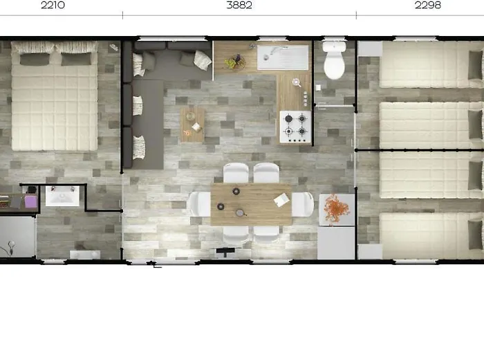 Les Champs Blancs キャンプ場 5*